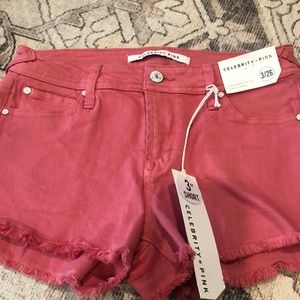 Fringed shorts by Celebrity Pink